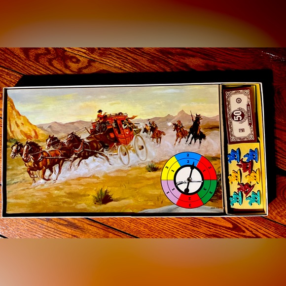 Vintage 1956 Tales of Wells Fargo Board game *Complete* - Picture 4 of 9